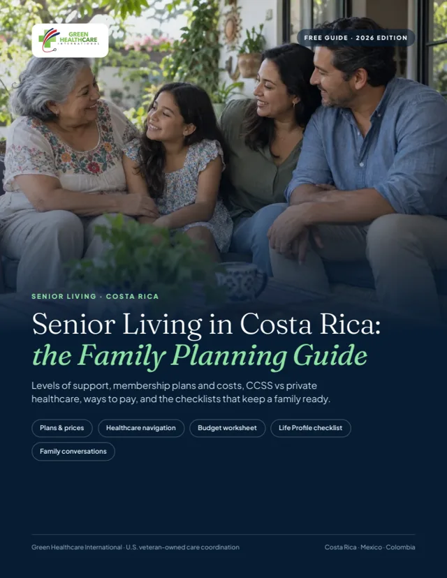 Cover of Senior Living in Costa Rica — Family Planning Guide